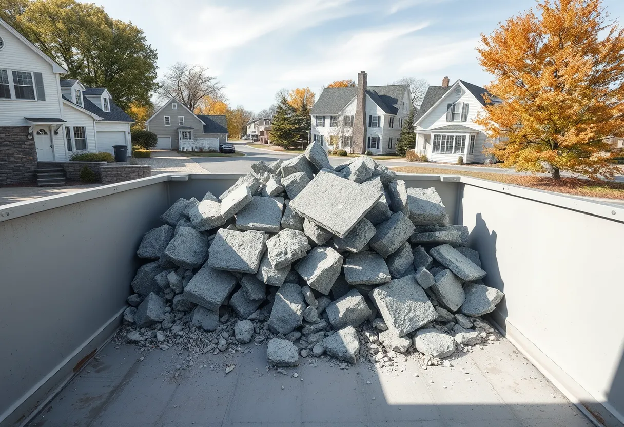 Concrete & Heavy Debris Dumpsters in Brockton, MA